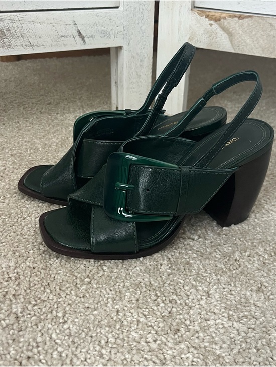 Tory Burch Shoes - Tory Burch Banana Heel Sandal Green
